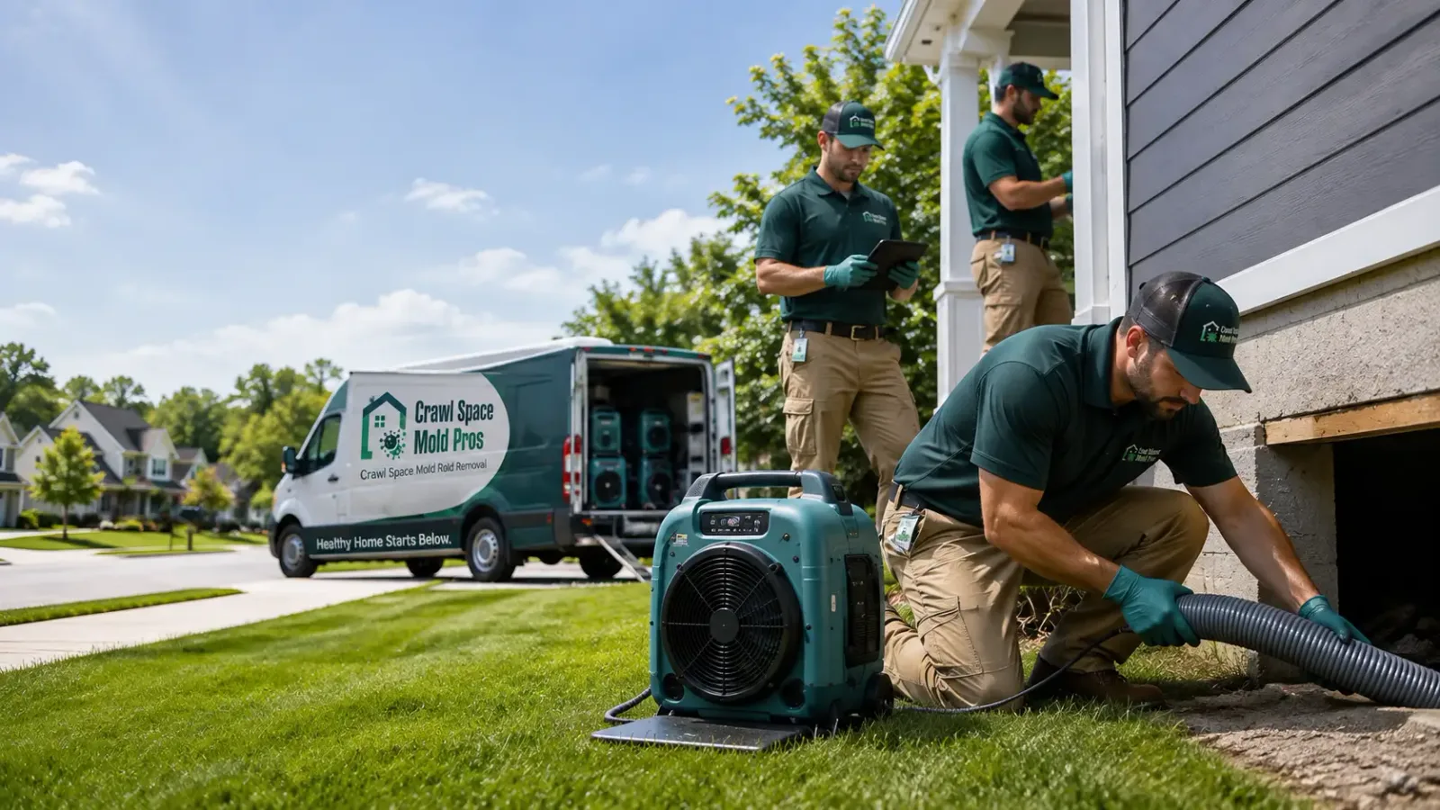 Crawl Space Mold Removal in Seneca, OR